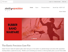 Tablet Screenshot of elasticprecision.com